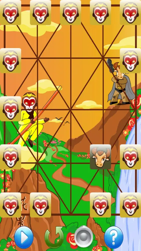 Tangkapan layar Monkey vs Bull
