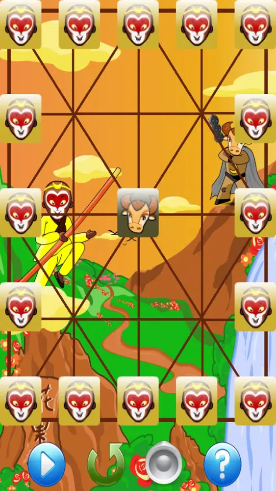 Tangkapan layar Monkey vs Bull