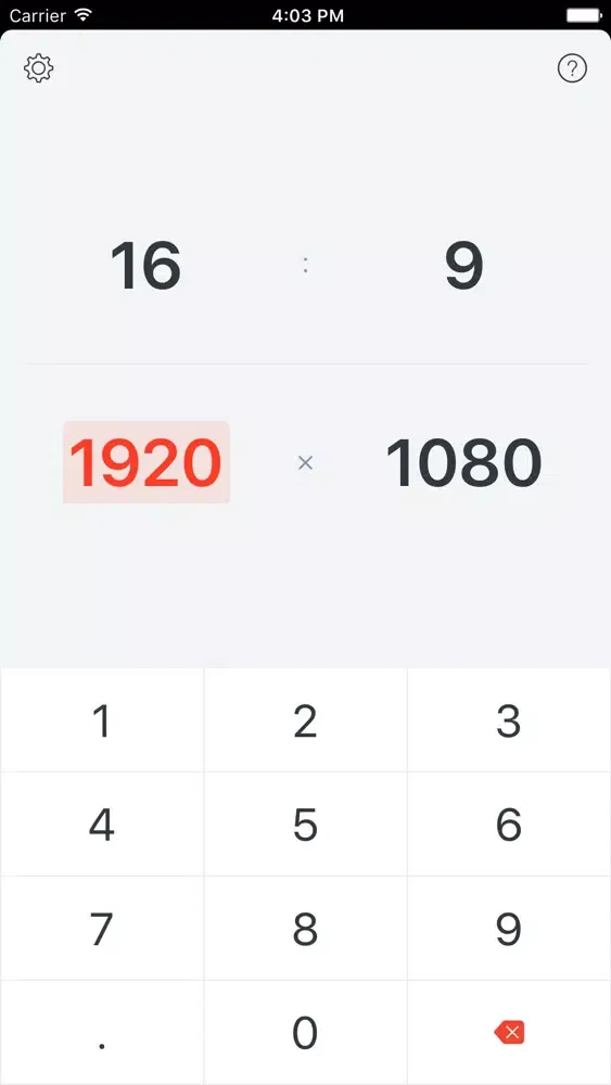 Aspetica – Aspect Ratio Calculator سکرین شاٹس