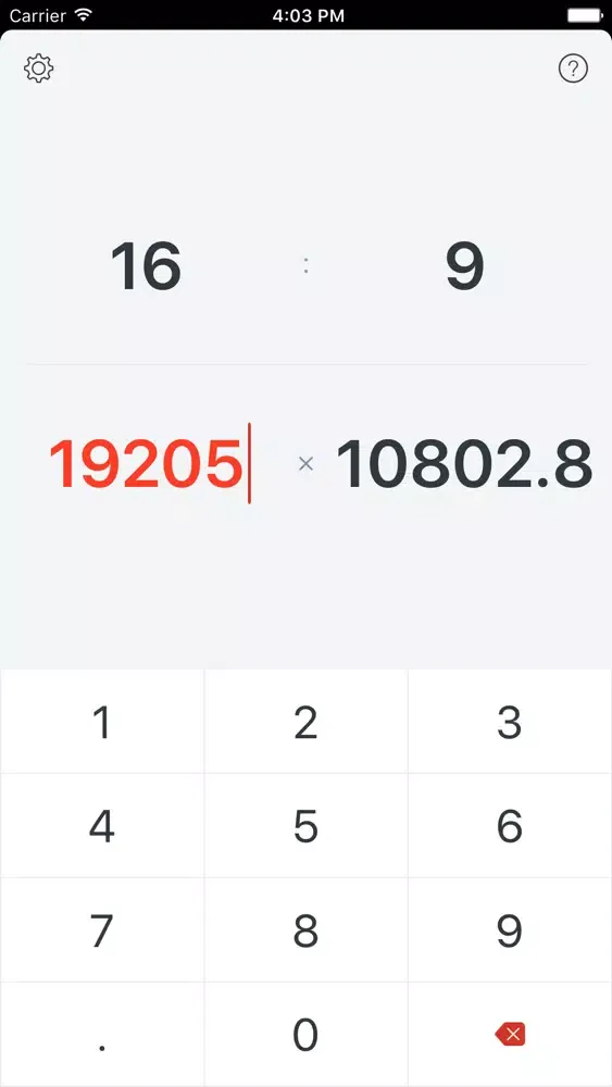 Aspetica – Aspect Ratio Calculator سکرین شاٹس