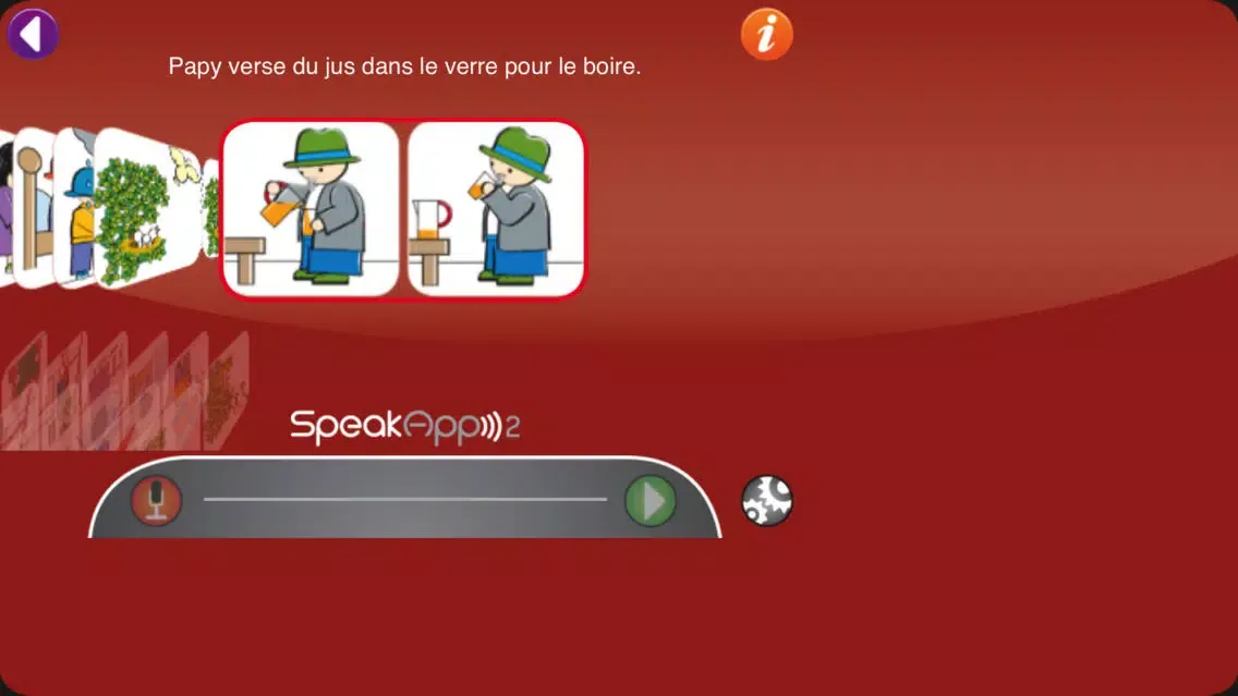 Capturas de pantalla de SpeakApp 2 - pourquoi...