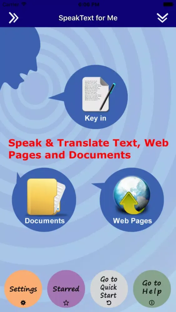 SpeakText for eBook应用截图
