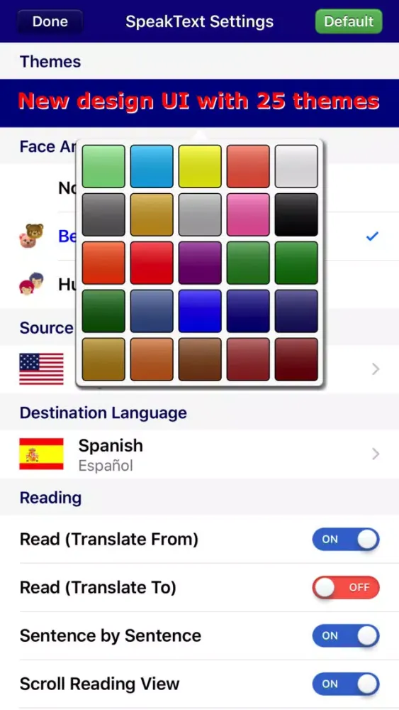 SpeakText for eBook应用截图