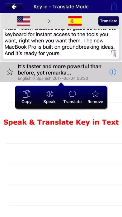 ภาพหน้าจอของ SpeakText for eBook Lite