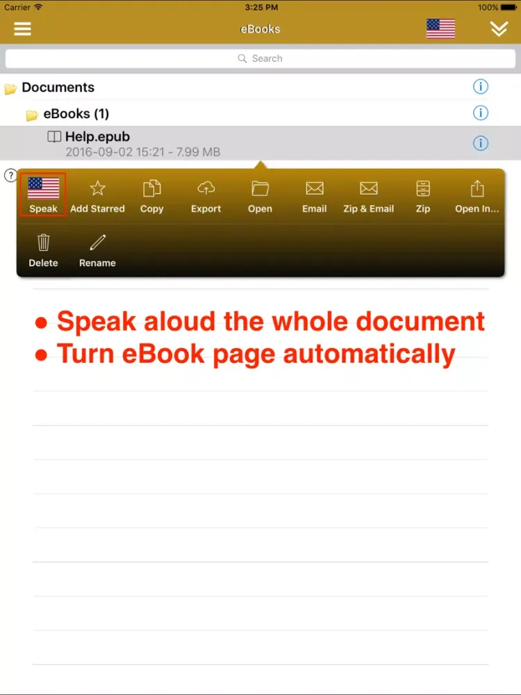 SpeakEnglish 2 (41 English TTS Voices) iPad  স্ক্রিনশট