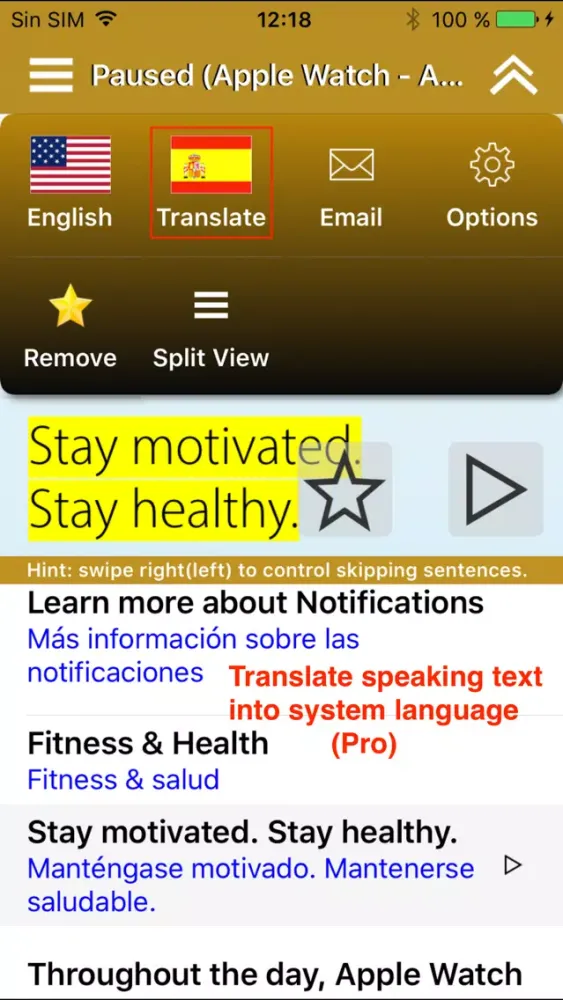 SpeakEnglish 2 (41 English TTS Voices) স্ক্রিনশট