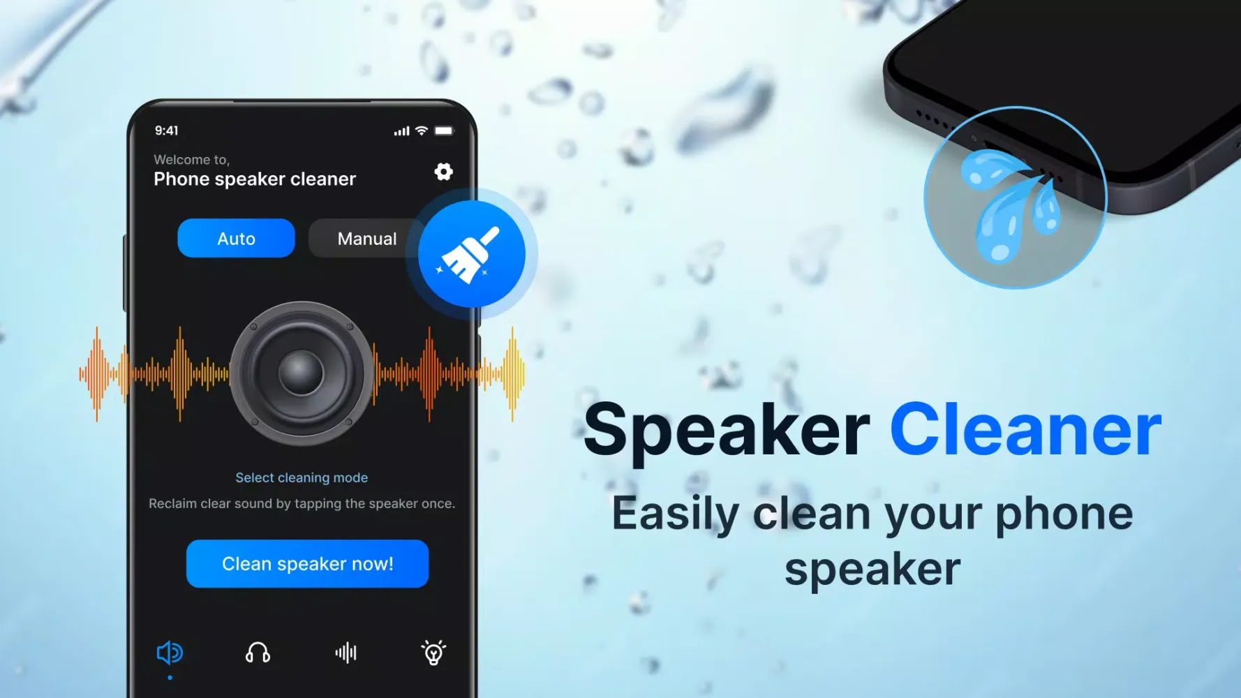 Скриншоты Speaker Cleaner: Water Remover