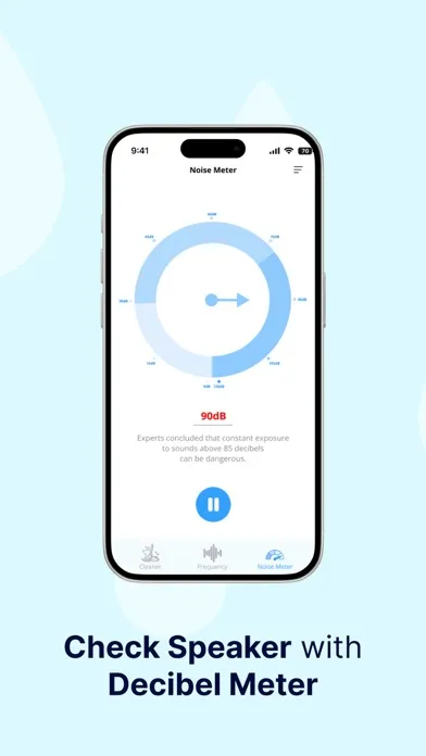 Tangkapan skrin Clean Speaker Water Eject Wave