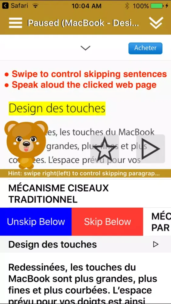 SpeakFrench 2 (14 French Text-to-Speech) Screenshots
