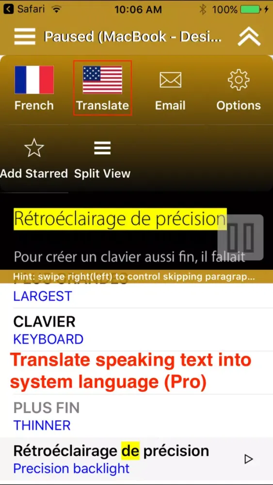SpeakFrench 2 (14 French Text-to-Speech) Screenshots