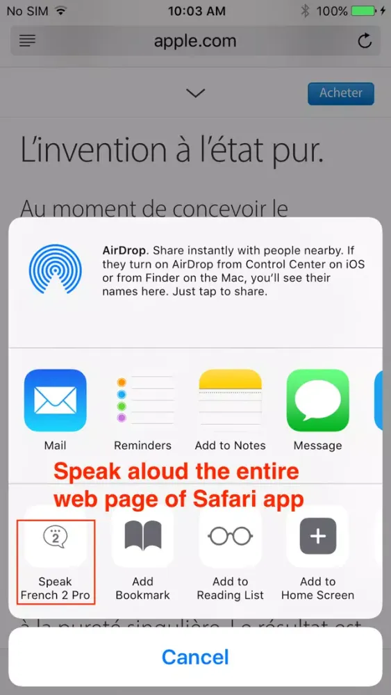 SpeakFrench 2 (14 French Text-to-Speech) Screenshots
