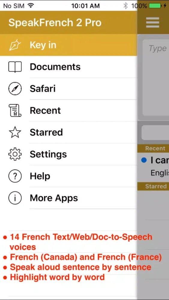SpeakFrench 2 Pro (14 French Text-to-Speech) Screenshots