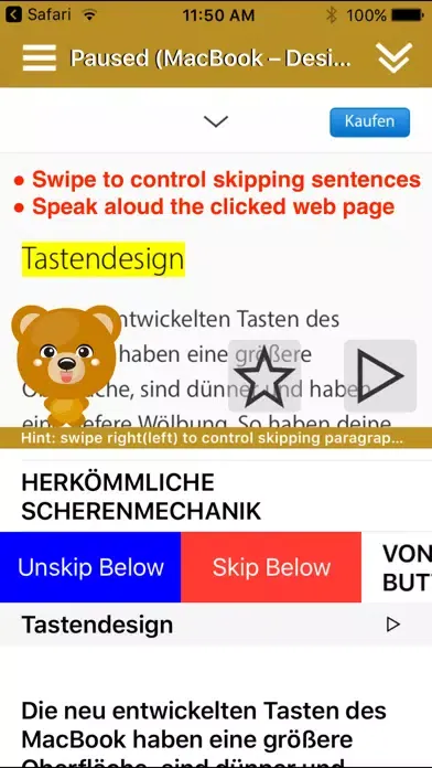 SpeakGerman 2 FREE (8 German Text-to-Speech) Screenshots