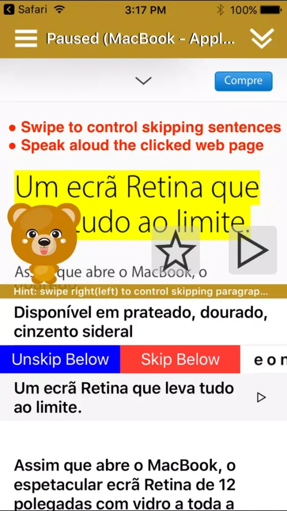 SpeakPortuguese 2 (10 Portuguese TTS) سکرین شاٹس