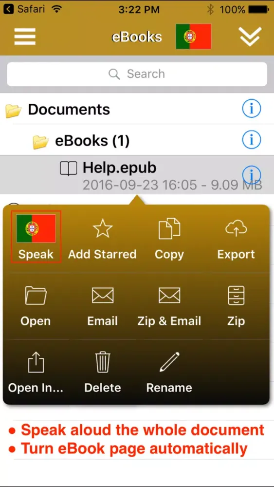 SpeakPortuguese 2 (10 Portuguese TTS) سکرین شاٹس