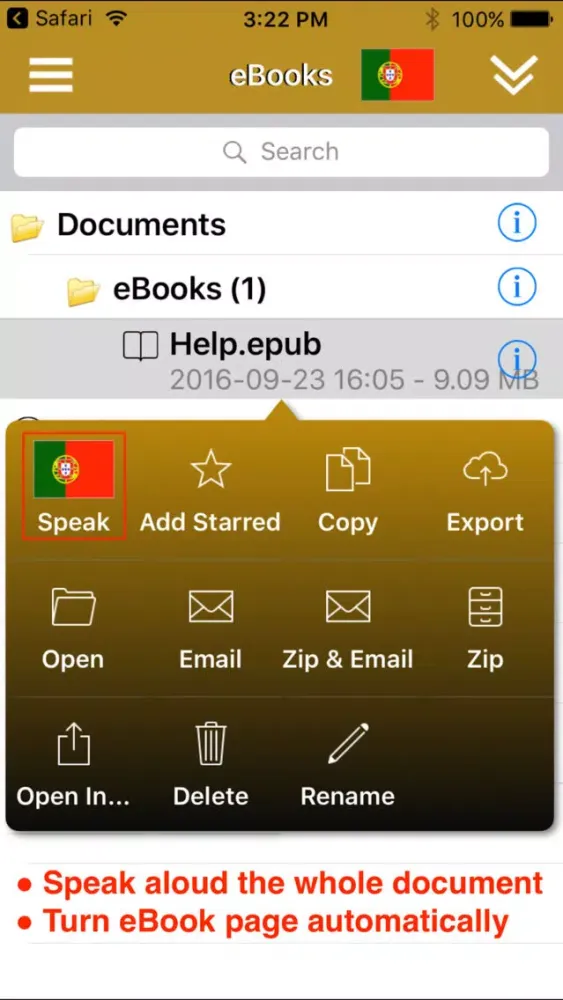 تصاویر SpeakPortuguese 2 FREE (10 Portuguese TTS)