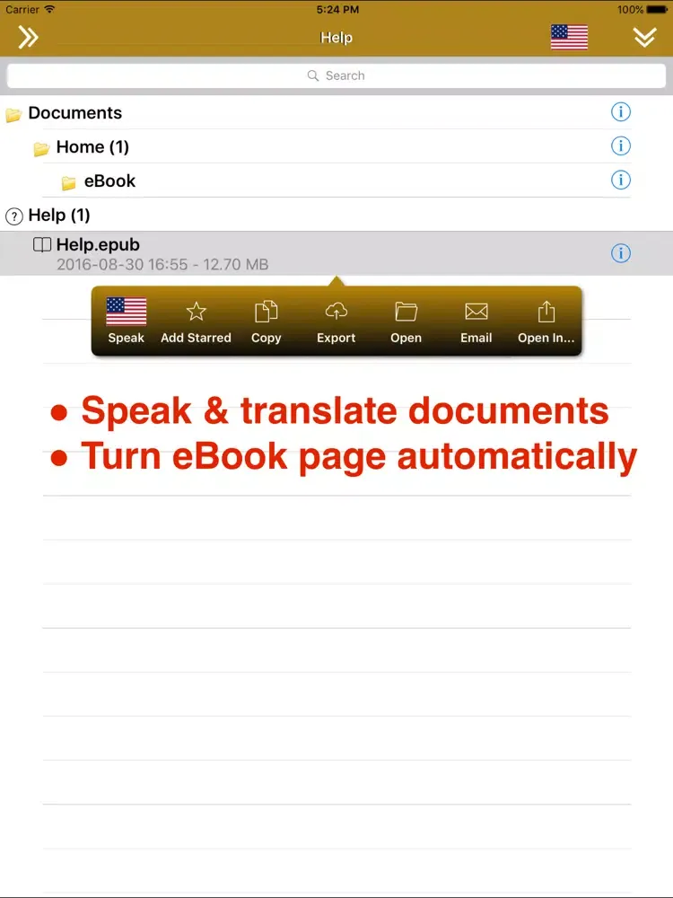 SpeakText 3 Lite iPad  Screenshots