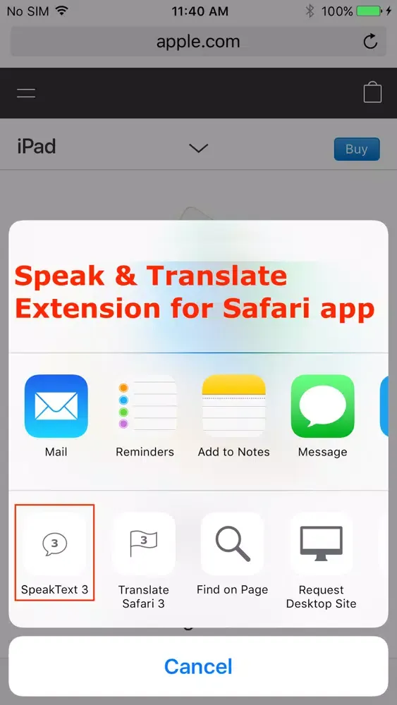 SpeakText 3 Lite Screenshots
