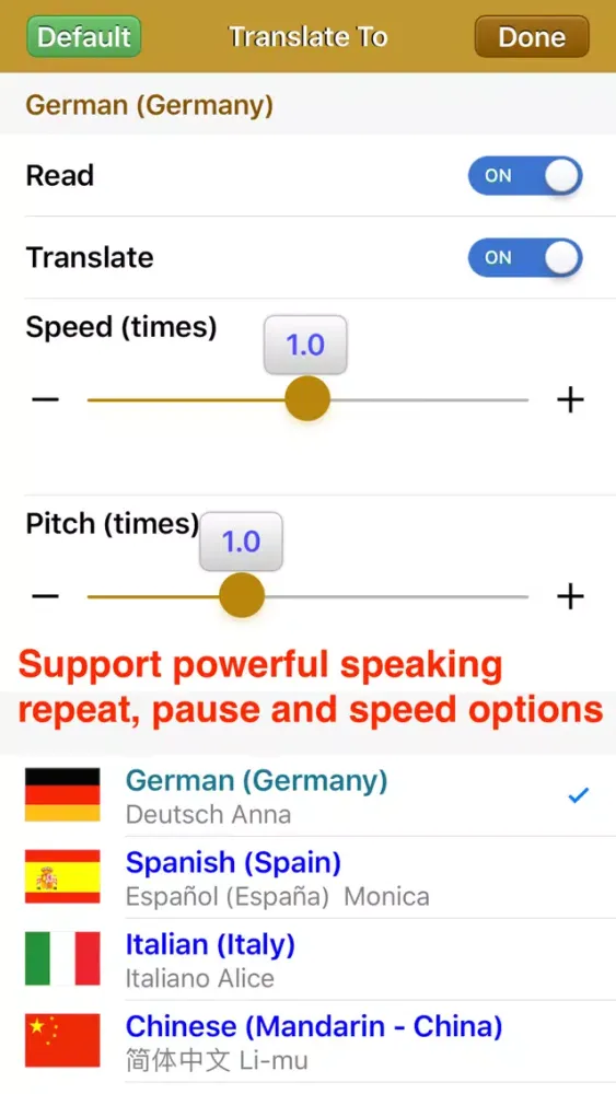 Screenshot di SpeakText Air 2 (Speak 100+ & Translate 50+)