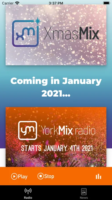 YorkMix Radio Ekran Görüntüleri