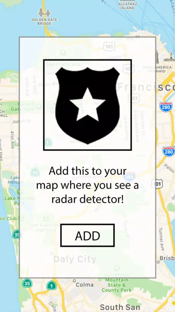Speedcam Detector Radarbot スクリーンショット