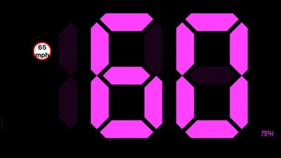 Captures d'écran de Speedometer ..