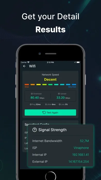 Speed Test: Wifi Analyzer . स्क्रीनशॉट