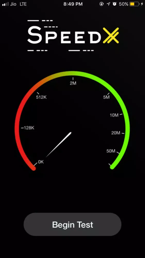 Скриншоты speedX - Test your internet speed