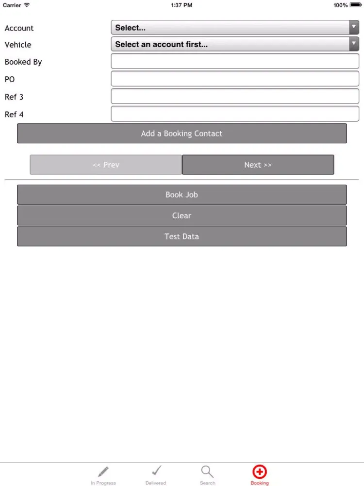 Speedy Freight Tracking iPad  스크린샷