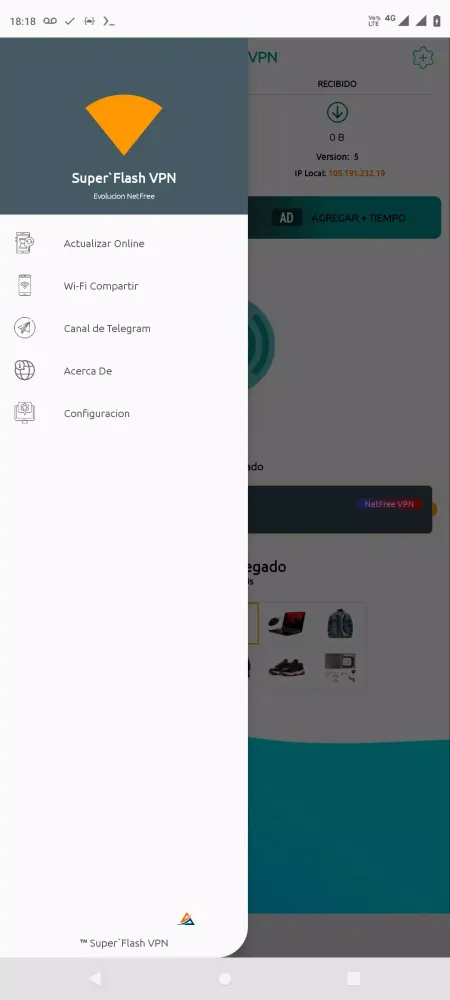 Super`Flash VPN Ekran Görüntüleri
