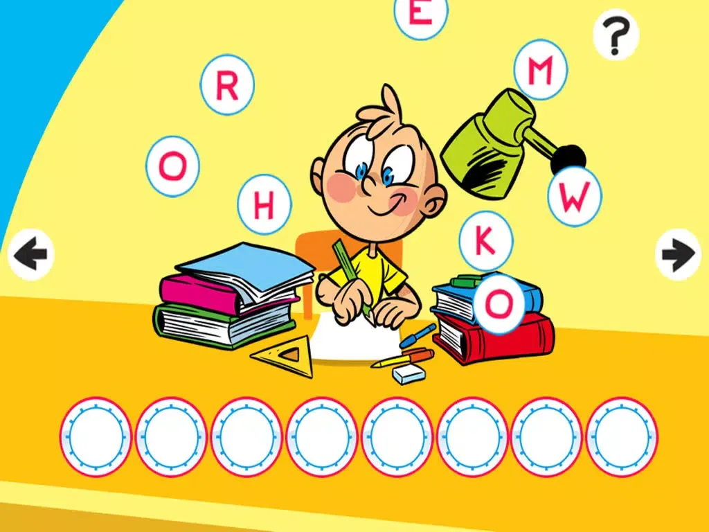 تصاویر ABC Day! Spelling game for children about life at the house iPad 