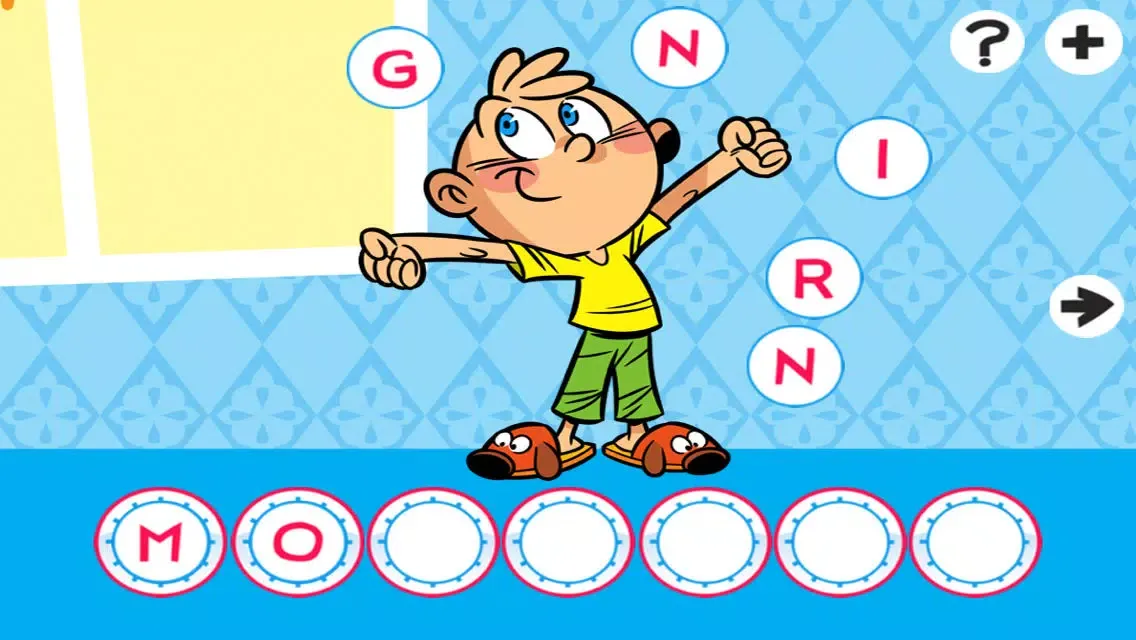 تصاویر ABC Day! Spelling game for children about life at the house