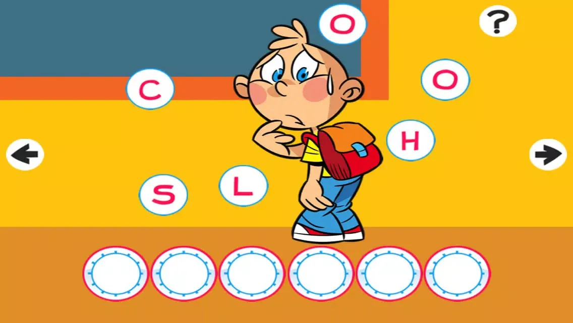 تصاویر ABC Day! Spelling game for children about life at the house