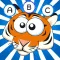 ABC savannah learning games for children: Word spelling with safari animals for kindergarten and pre-school