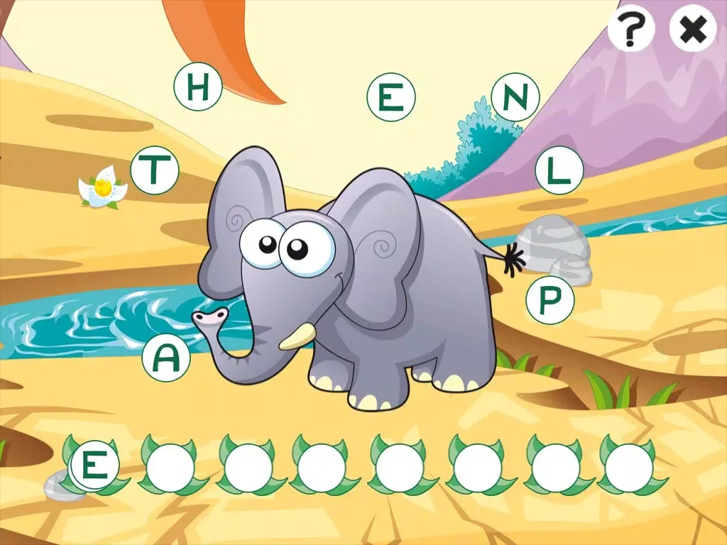 Скриншоты ABC savannah learning games for children: Word spelling with safari animals for kindergarten and pre-school iPad 
