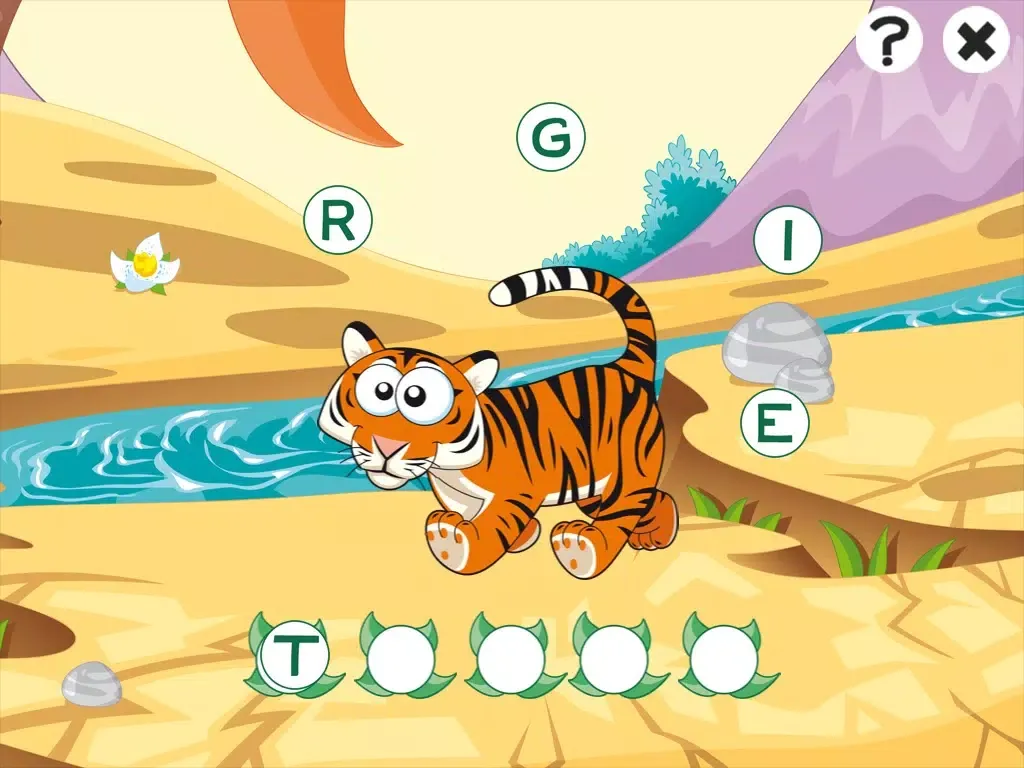 Скриншоты ABC savannah learning games for children: Word spelling with safari animals for kindergarten and pre-school iPad 