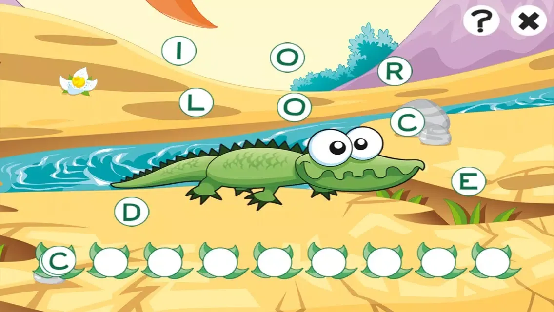 Скриншоты ABC savannah learning games for children: Word spelling with safari animals for kindergarten and pre-school