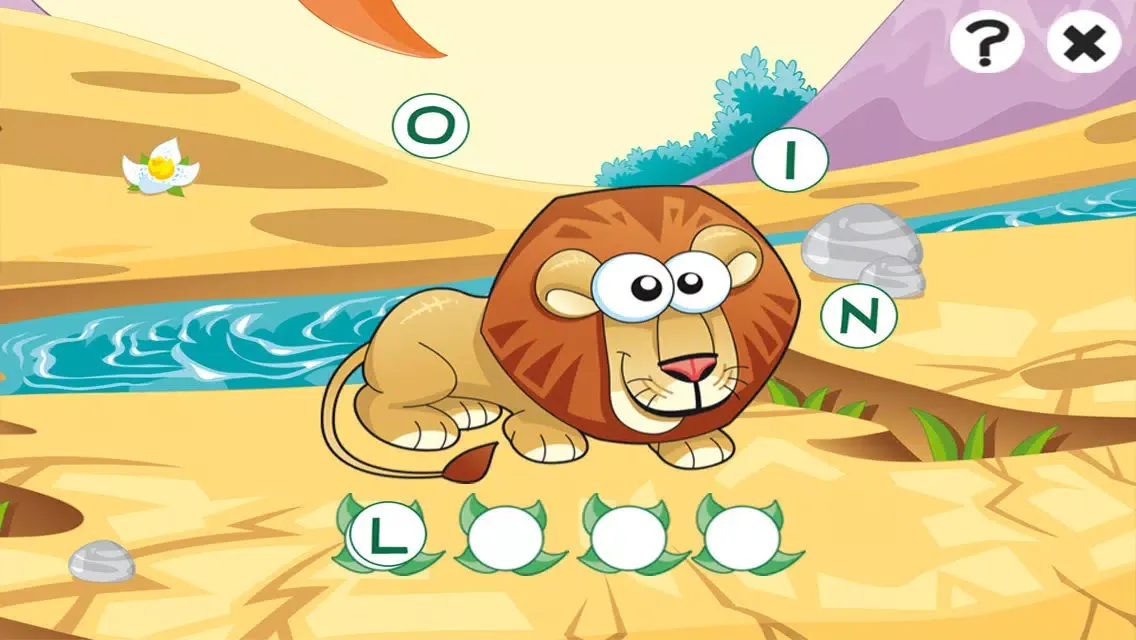 Скриншоты ABC savannah learning games for children: Word spelling with safari animals for kindergarten and pre-school