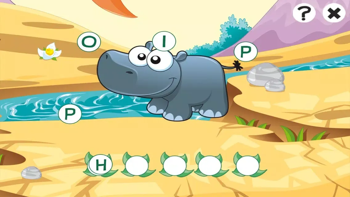 Скриншоты ABC savannah learning games for children: Word spelling with safari animals for kindergarten and pre-school