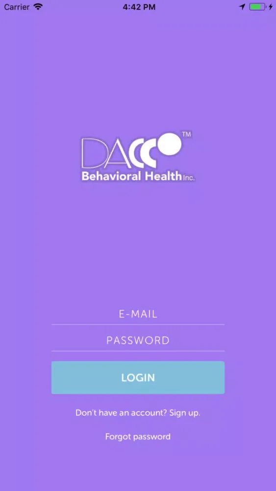 Tangkapan skrin DACCO Recovery Link