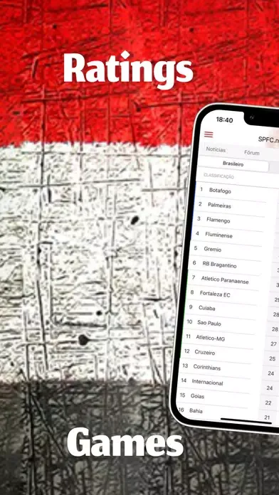 Ảnh chụp màn hình của Notícias do tricolor