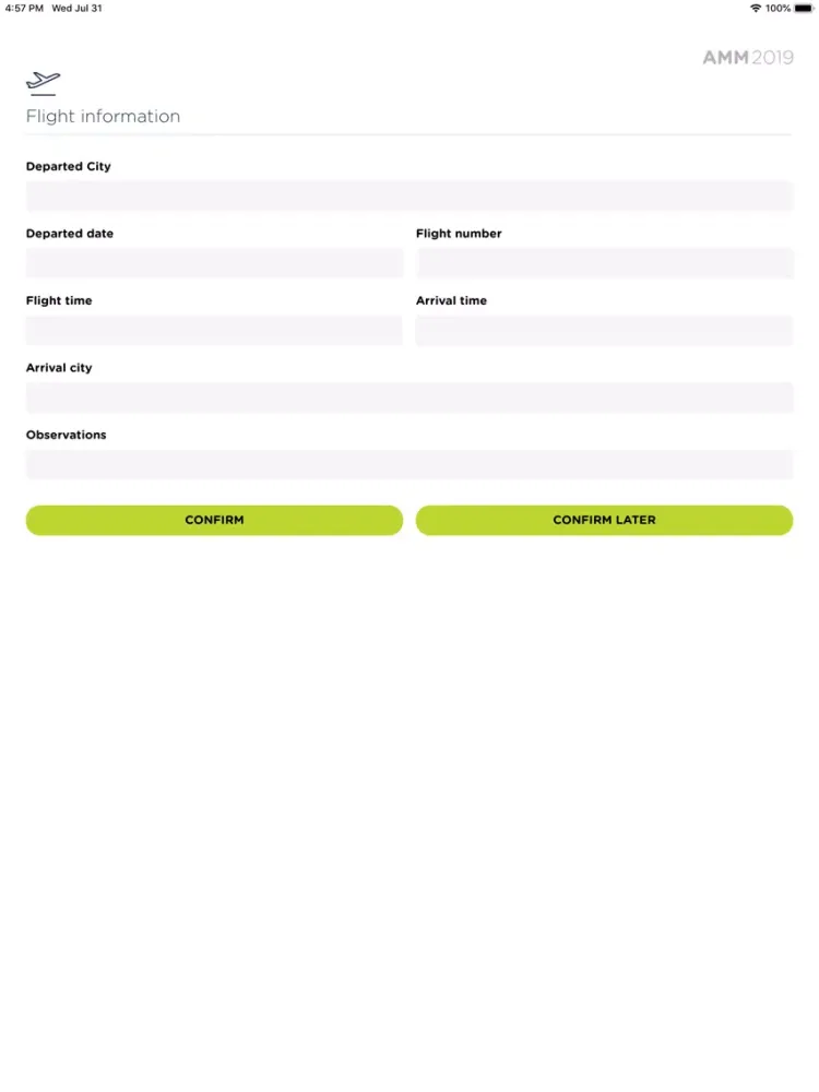 Ảnh chụp màn hình của APP BA Glass AMM iPad 
