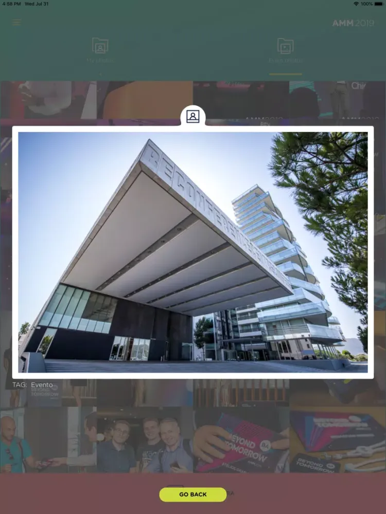 Ảnh chụp màn hình của APP BA Glass AMM iPad 