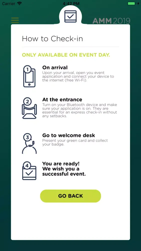 Ảnh chụp màn hình của APP BA Glass AMM
