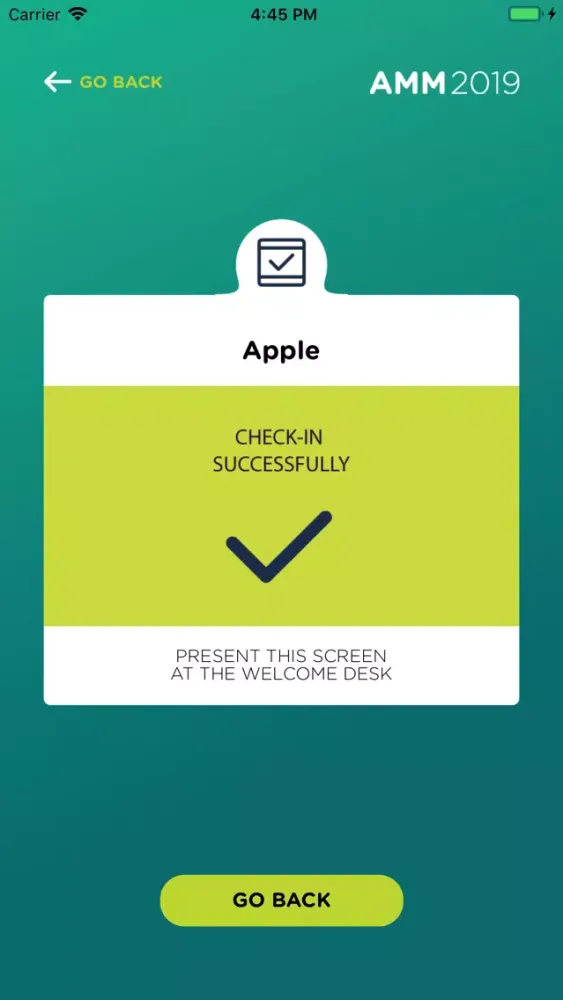 Ảnh chụp màn hình của APP BA Glass AMM