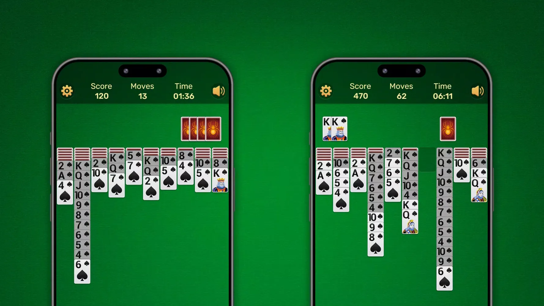 Spider Solitaire سکرین شاٹس