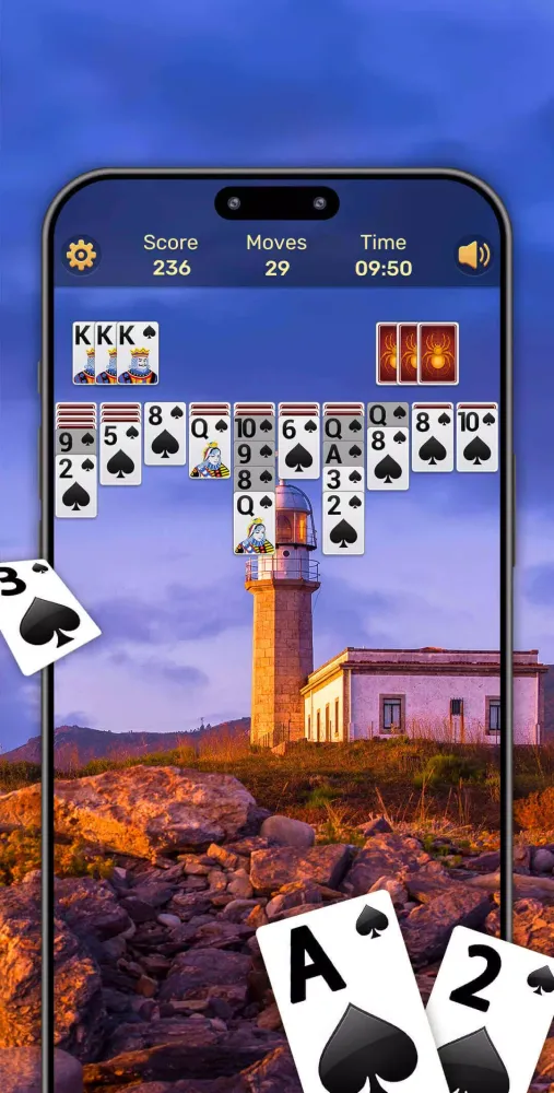 Spider Solitaire سکرین شاٹس