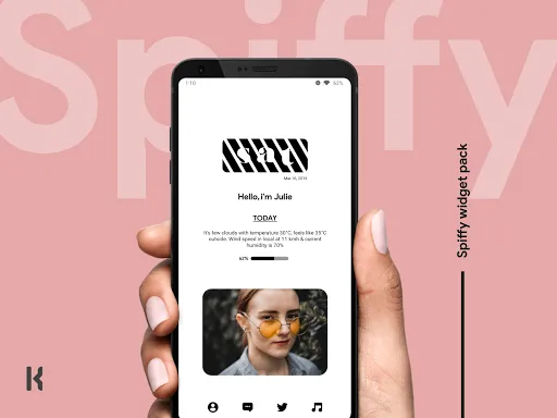 Spiffy kwgt Screenshots