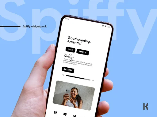 Spiffy kwgt Screenshots