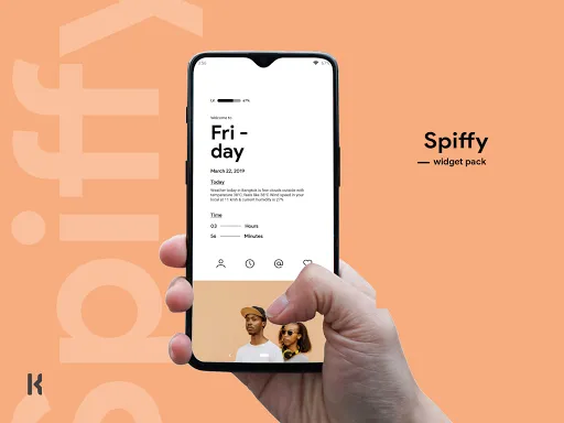 Spiffy kwgt Screenshots
